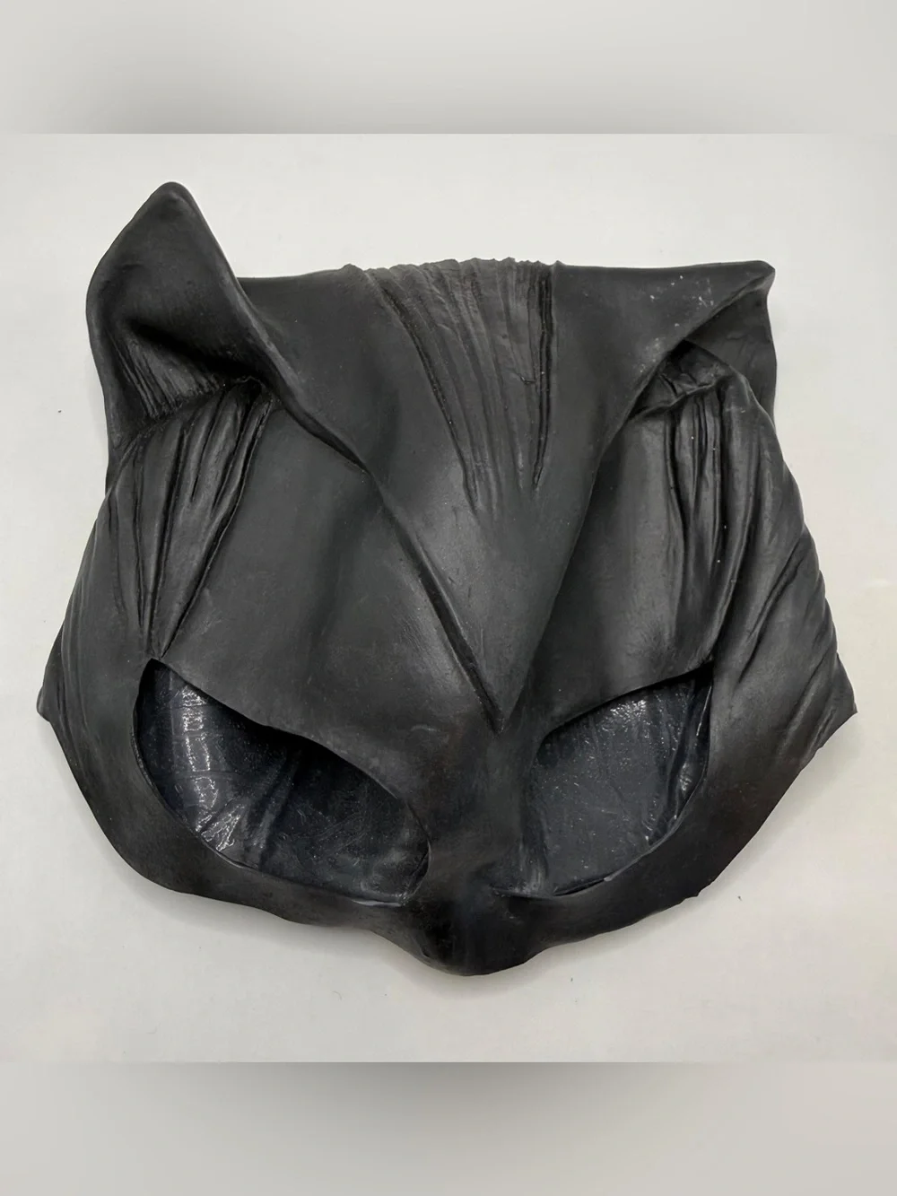 Black Cat Full Head Mask Feline Halloween Costume Cosplay Horror Adult